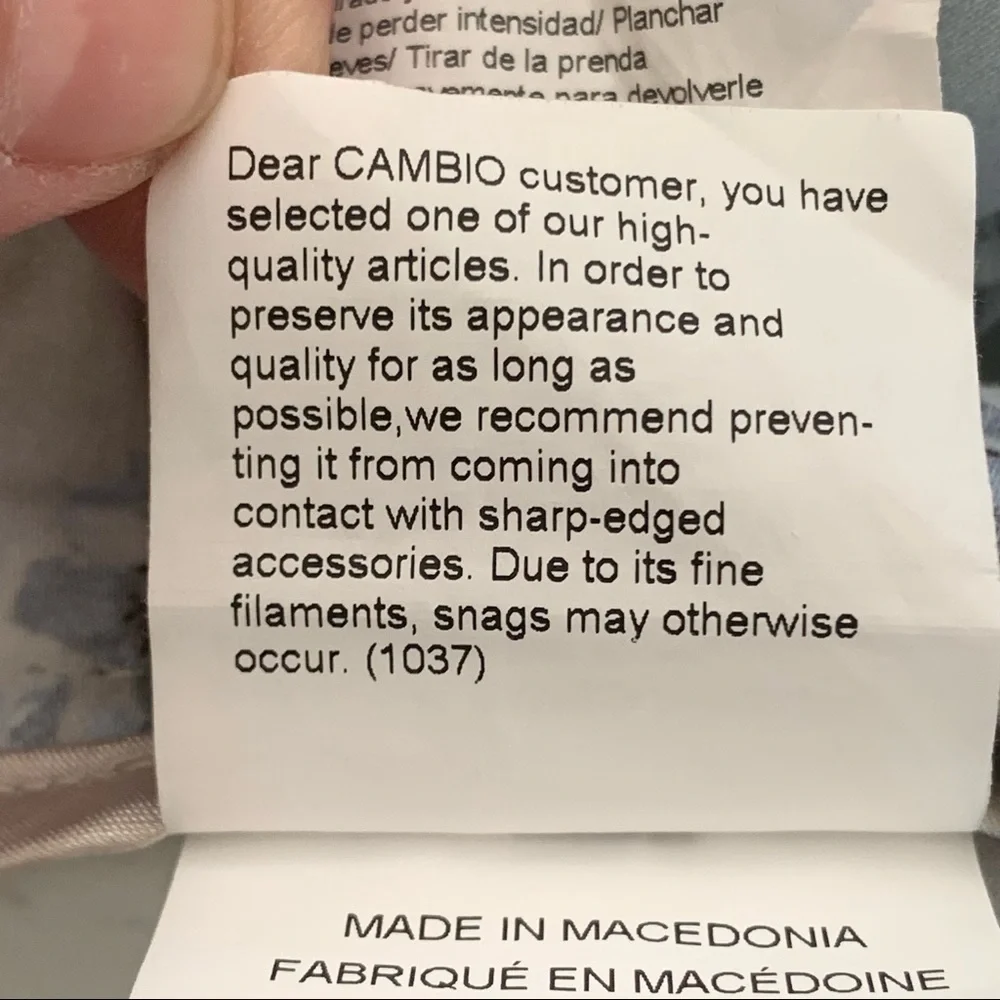 CAMBIO Renira Slim Fit Floral Mid-Rise Ankle Jeans - Picture 15 of 16